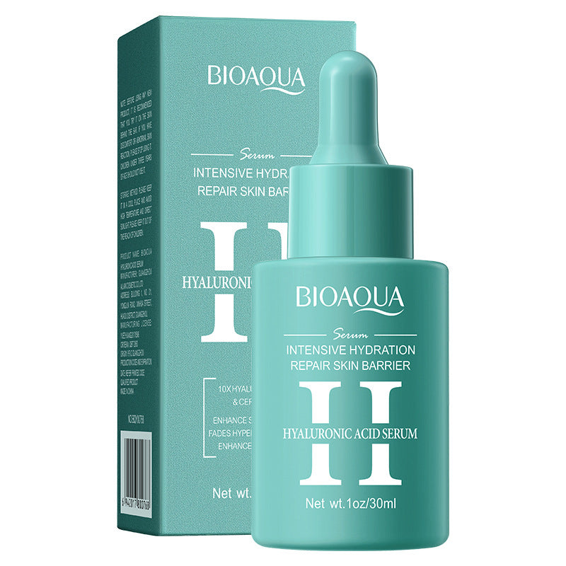 Bioaqua Hyaluronic Acid Serum bottle and packaging on a white background