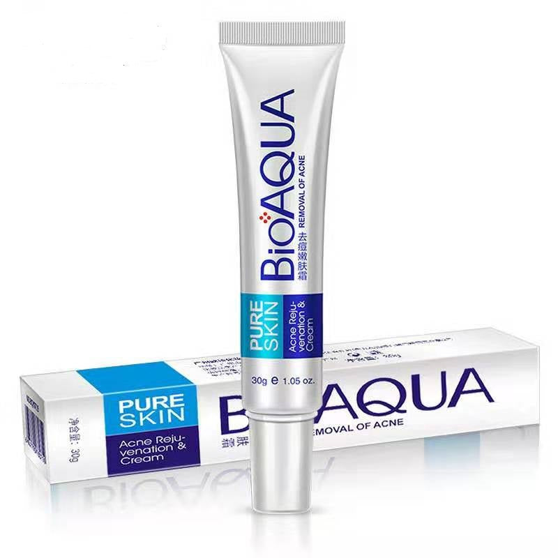 Bioaqua Crema Antiacné 30g – Control de Grasa, Reducción de Poros y Eliminación de Cicatrices