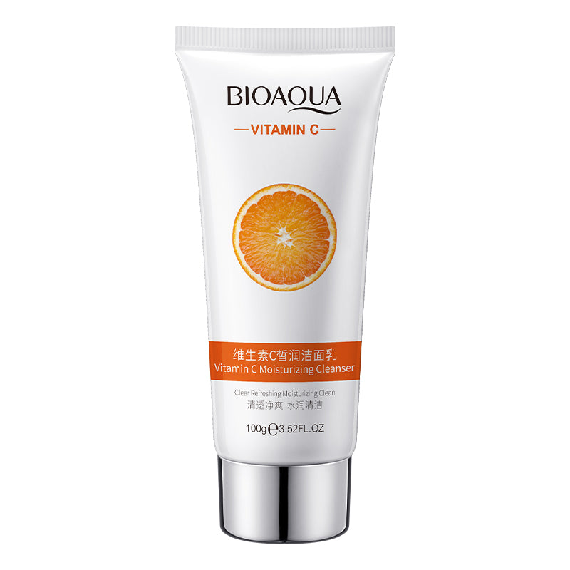 Bioaqua Collagen &amp; Vitamin C Cleanser – Limpiador Facial Orgánico Aclarante y Purificante con Aminoácidos y Colágeno