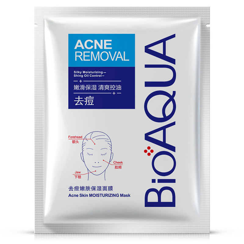 BIOAQUA Mascarilla Facial Antiacné – Hidratante, Control de Grasa y Rejuvenecedora